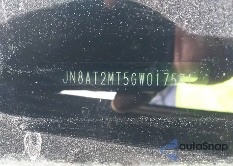 2016 Nissan Rogue Sv из США, поврежденный, VIN JN8AT2MT5GW017531